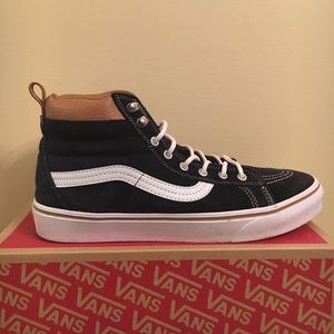 Navy Blue Hi-Top Vans